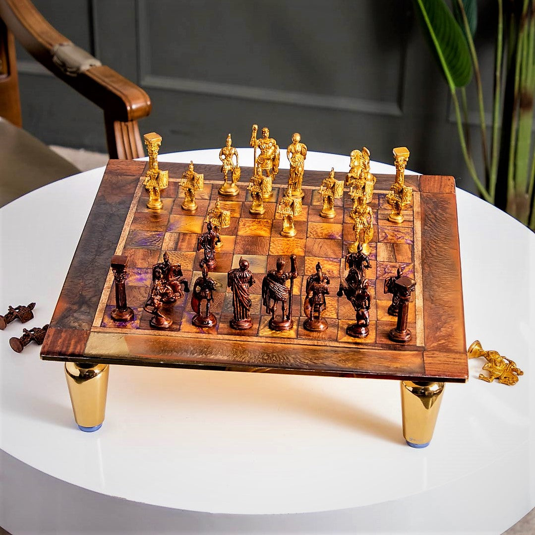 Multi Color Chess Board 17"