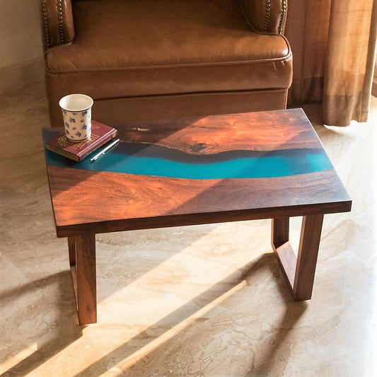 royal teal coffee table