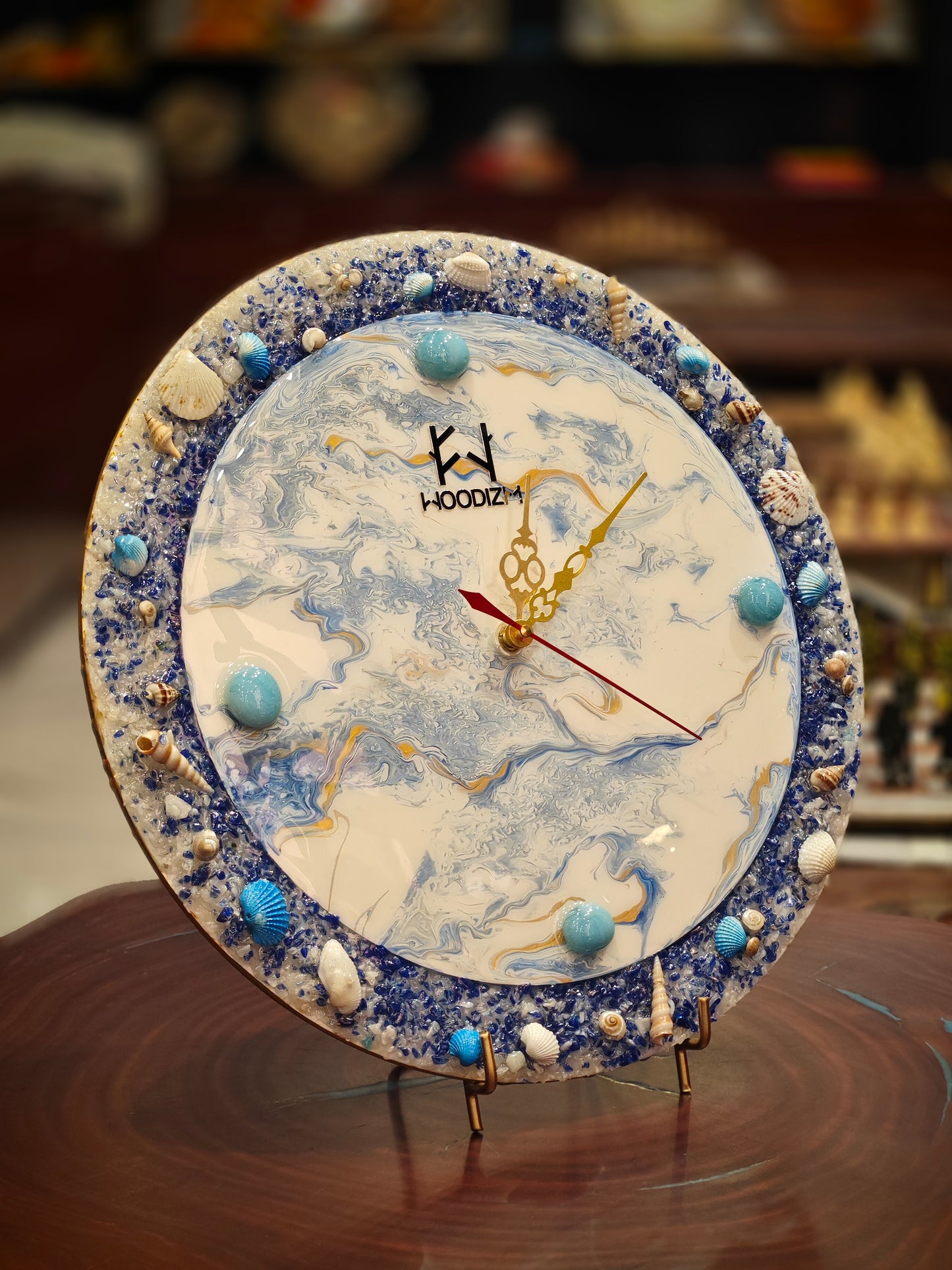 Arctic breeze resin Wall Clock