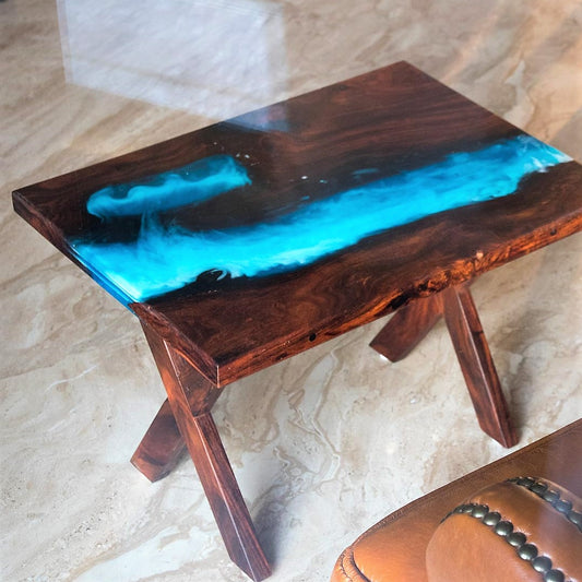 Wave effect coffee table