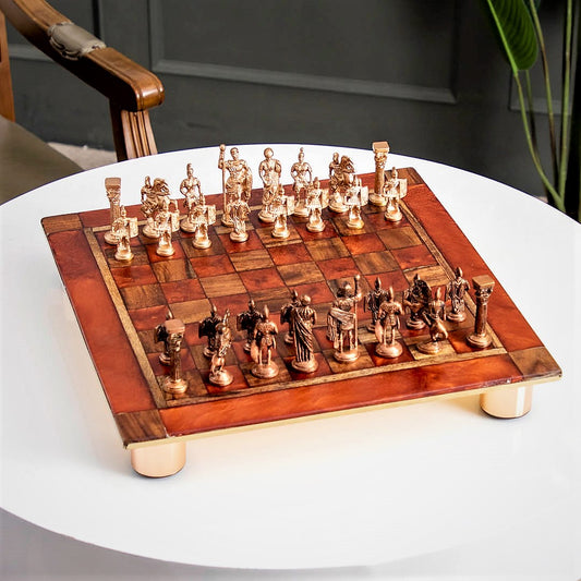 Lava Red Chess Board 12"